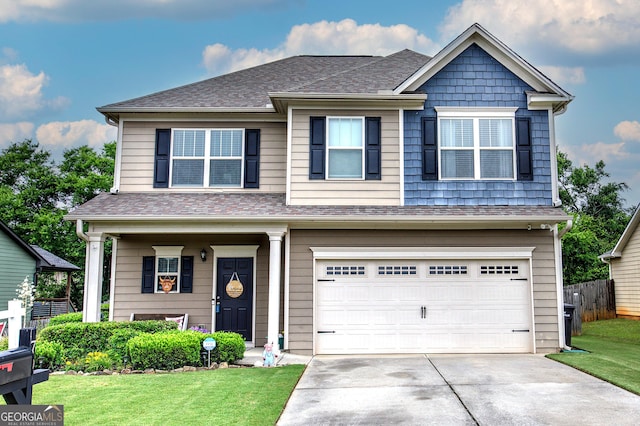 79 Mercer Ln, Cartersville, GA 30120 - view of front of property with driveway, an attached garage, and a shingled roof