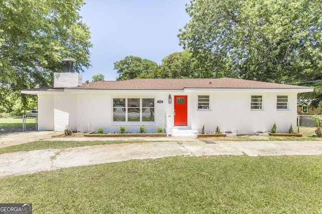 108 Holly St, Warner Robins, GA 31093 - single story home featuring a chimney and stucco siding