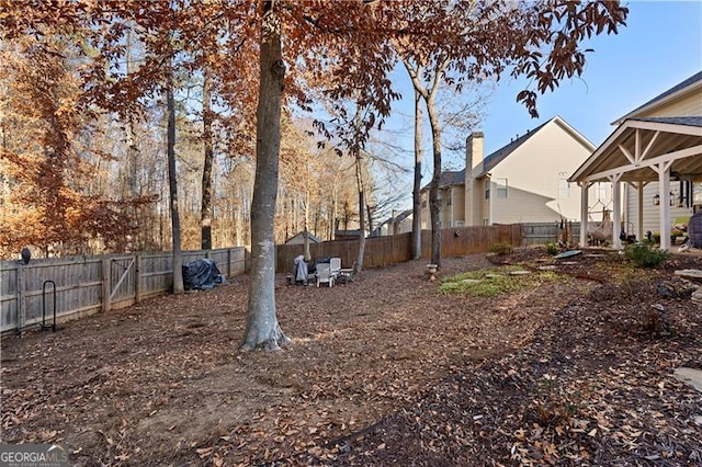 1070 Cureton Dr, Austell, GA 30106 - view of fenced backyard