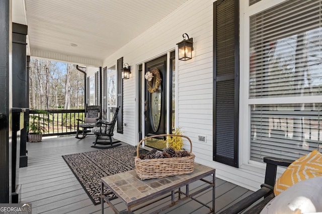 595 S Antioch Rd, Mcdonough, GA 30252 - view of porch