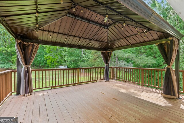 220 Drumcliff Ct, Tyrone, GA 30290 - deck with a gazebo