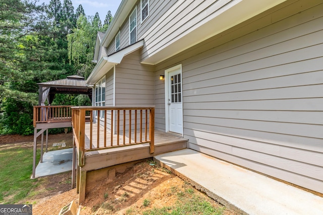 220 Drumcliff Ct, Tyrone, GA 30290 - deck featuring a gazebo