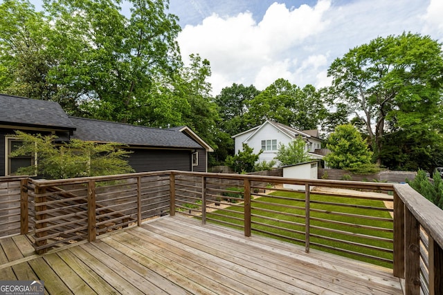 1354 Mcpherson Ave SE, Atlanta, GA 30316 - view of wooden deck
