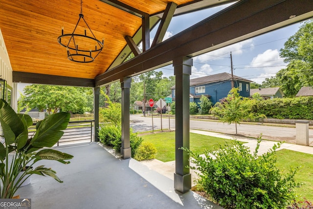 1354 Mcpherson Ave SE, Atlanta, GA 30316 - porch with a lawn