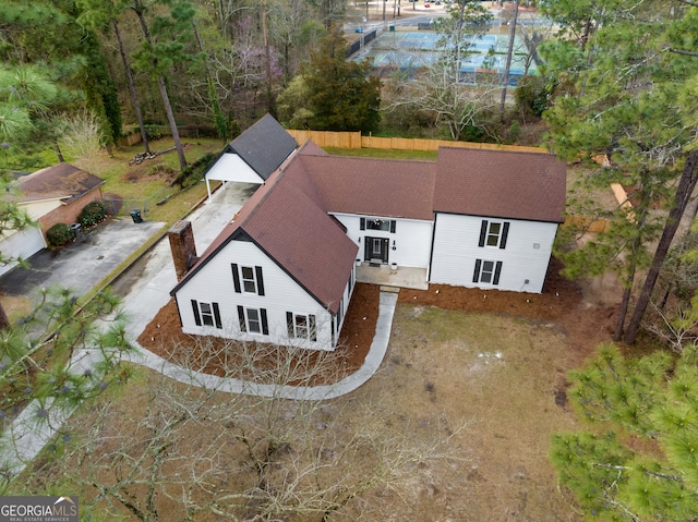 9 Wimbledon Ct, Statesboro, GA 30458 - aerial view of property and surrounding area
