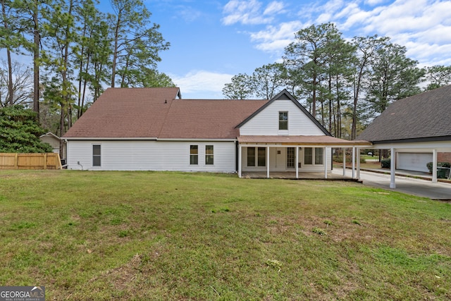 9 Wimbledon Ct, Statesboro, GA 30458 - back of house with a carport