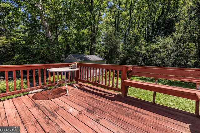 1268 Thomas Rd, Decatur, GA 30030 - view of wooden deck