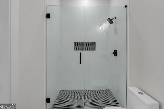 2631 Sardis Way, Buford, GA 30519 - bathroom with toilet and a stall shower