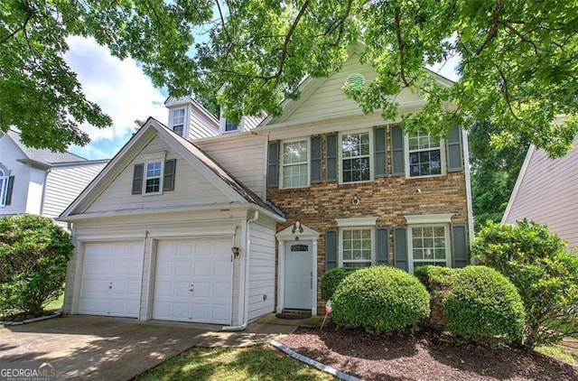 2908 Cottesford Way, Smyrna, GA 30080 - view of front of property featuring driveway, brick siding, and a garage