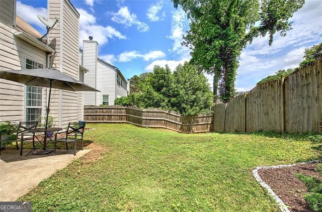 2908 Cottesford Way, Smyrna, GA 30080 - view of yard with a patio area