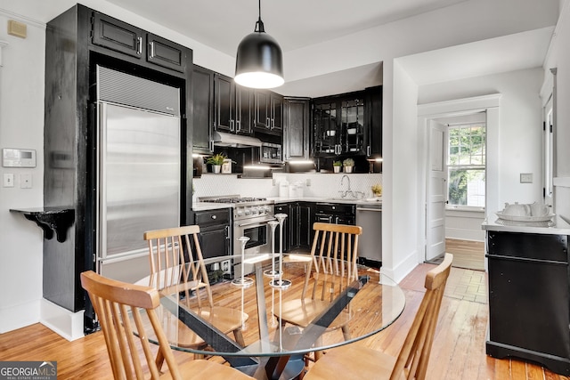 1157 Alta Ave NE, Atlanta, GA 30307 - dining room with light wood-style flooring