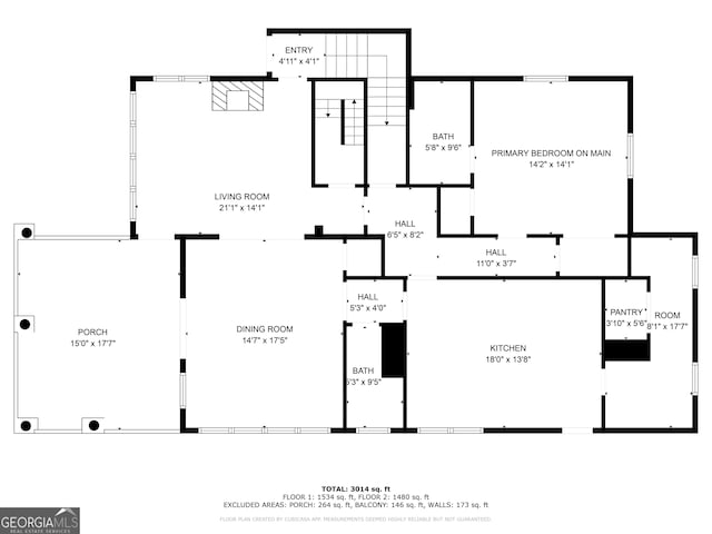 1157 Alta Ave NE, Atlanta, GA 30307 - home floor plan