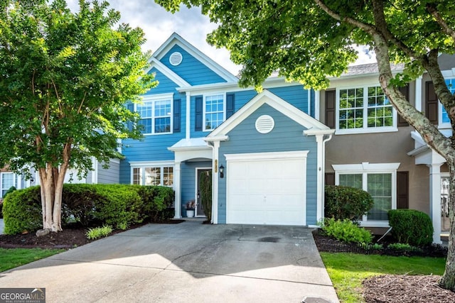 2915 Commonwealth Cir, Alpharetta, GA 30004 - view of front of property with a garage and driveway