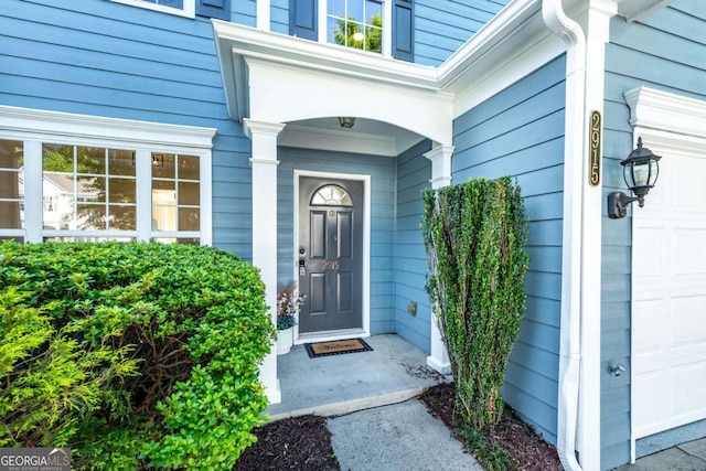 2915 Commonwealth Cir, Alpharetta, GA 30004 - view of exterior entry featuring an attached garage