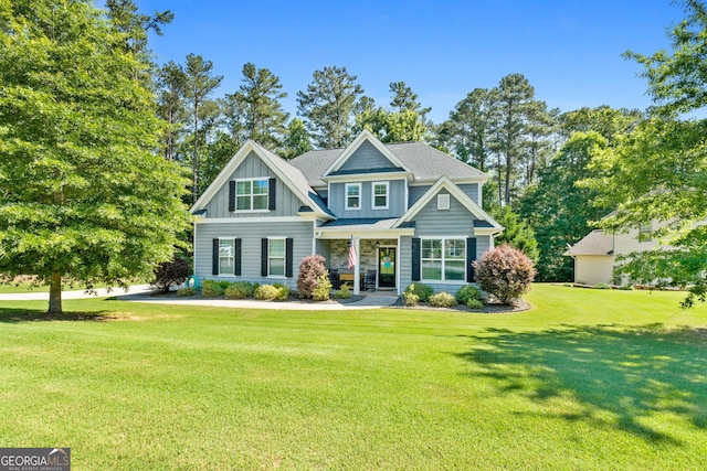 130 Edgewater Trl, Fayetteville, GA 30215 - craftsman inspired home featuring board and batten siding and a front yard