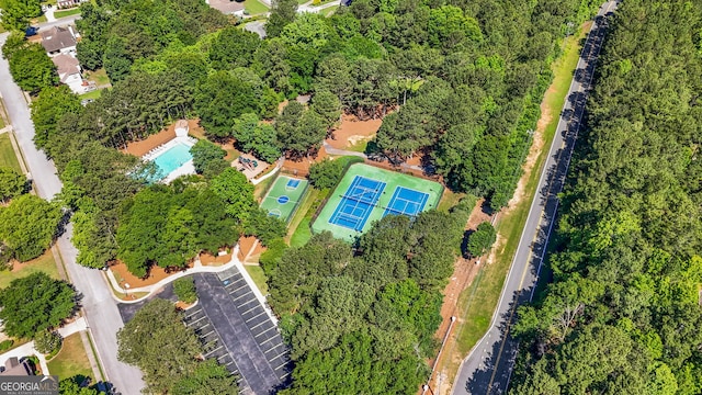 130 Edgewater Trl, Fayetteville, GA 30215 - aerial view of property's location featuring a pool
