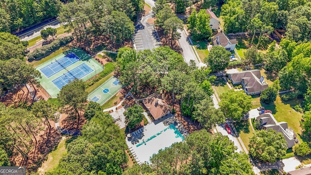 130 Edgewater Trl, Fayetteville, GA 30215 - drone / aerial view of a pool