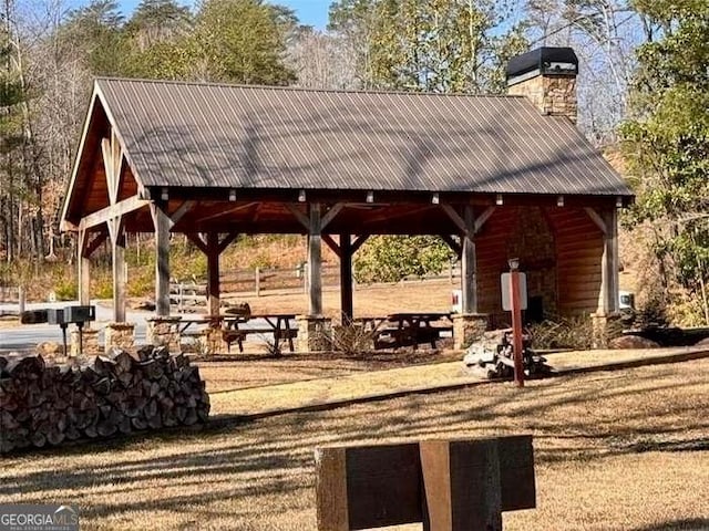 562 Yonah Lake Dr, Sautee Nacoochee, GA 30571 - view of community with a gazebo