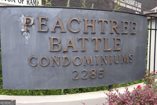 2285 Peachtree Rd NE, Atlanta, GA 30309 - view of community / neighborhood sign