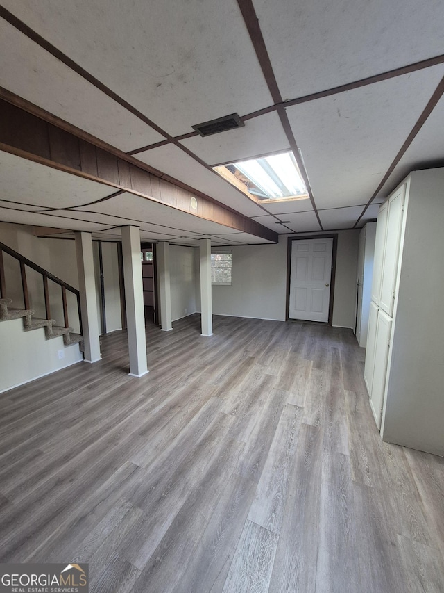 116 Cherokee Rdg, Athens, GA 30606 - finished below grade area featuring wood finished floors and stairway