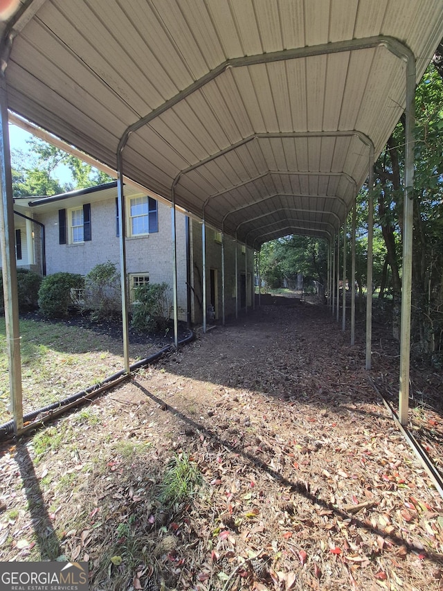 116 Cherokee Rdg, Athens, GA 30606 - view of parking featuring a detached carport