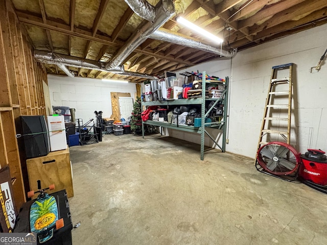134 Roy Dean Rd, Buchanan, GA 30113 - view of unfinished below grade area