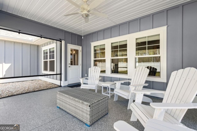 194 Pistachio Ln, Kingsland, GA 31548 - view of patio featuring ceiling fan