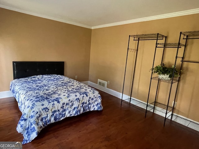 3120 Saint Andrews Cir, Duluth, GA 30096 - bedroom with wood finished floors, baseboards, and ornamental molding