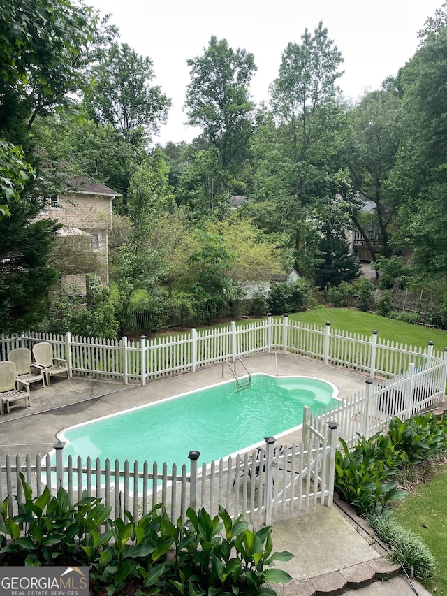 3120 Saint Andrews Cir, Duluth, GA 30096 - view of pool featuring a patio area and view of scattered trees