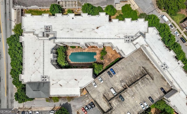 870 Mayson Turner Rd NW Unit 1111, Atlanta, GA 30314 - aerial view of a pool