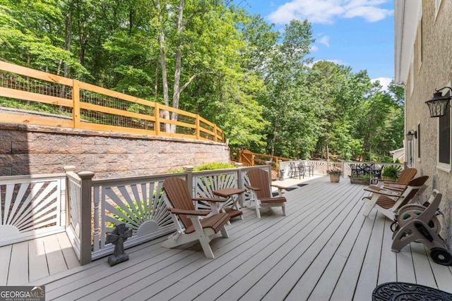 4223 N Mountain Rd NE, Marietta, GA 30066 - view of deck