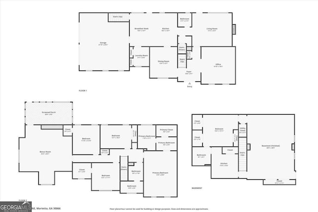 4223 N Mountain Rd NE, Marietta, GA 30066 - property floor plan