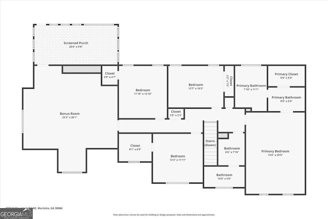 4223 N Mountain Rd NE, Marietta, GA 30066 - room layout