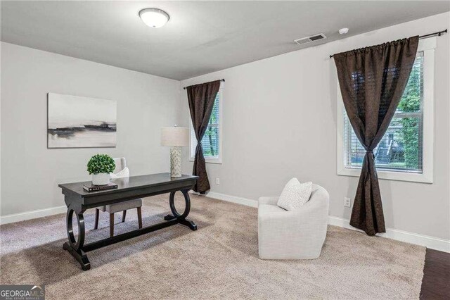 2817 White Oak Ln, Decatur, GA 30032 - carpeted office with healthy amount of natural light and baseboards