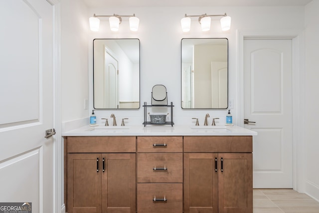 1013 Liberty Springs Dr, Woodstock, GA 30188 - bathroom featuring double vanity