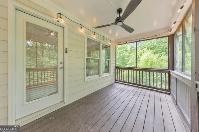 1575 Petal Pt NW, Kennesaw, GA 30152 - wooden deck featuring ceiling fan