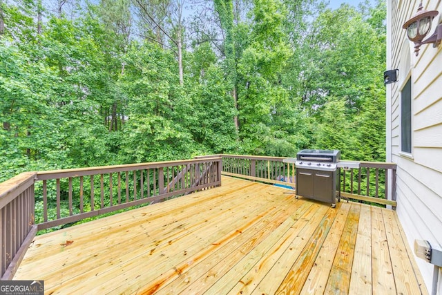 1575 Petal Pt NW, Kennesaw, GA 30152 - wooden deck featuring area for grilling