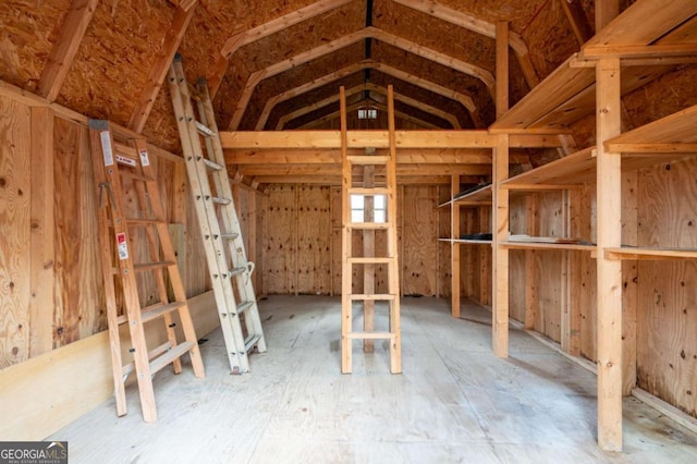 2796 County Line Rd NW, Acworth, GA 30101 - miscellaneous room featuring lofted ceiling