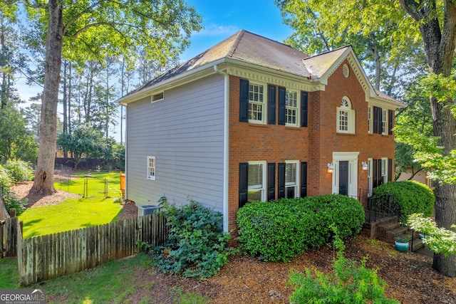 2151 Hamstead Ct, Suwanee, GA 30024 - view of side of property with brick siding