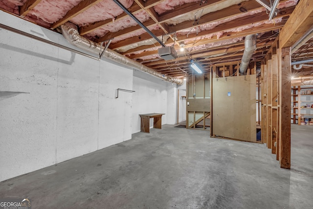 2151 Hamstead Ct, Suwanee, GA 30024 - unfinished basement with stairs