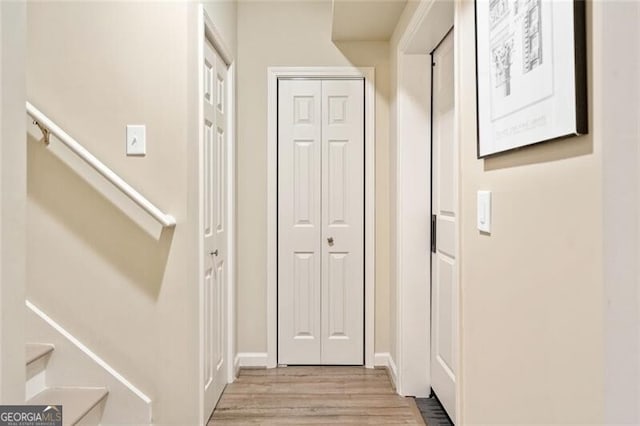 4115 Gold Mill Rdg, Canton, GA 30114 - corridor with light wood-style flooring