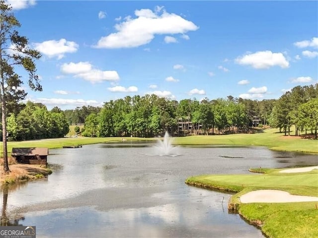 4115 Gold Mill Rdg, Canton, GA 30114 - water view featuring a tree filled landscape and a golf club