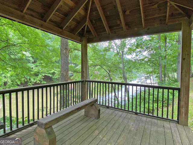 554 Vandiviere Rd, Dawsonville, GA 30534 - view of deck