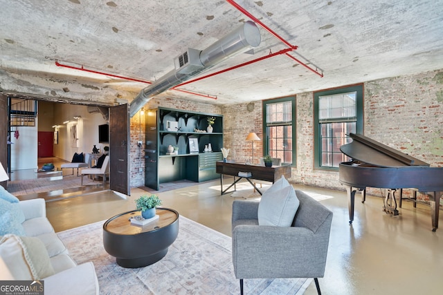 170 Boulevard E414, Atlanta, GA 30312 - building lobby featuring brick wall