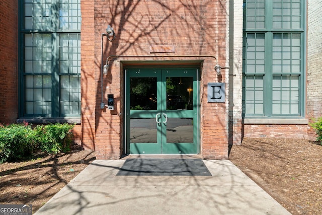 170 Boulevard E414, Atlanta, GA 30312 - property entrance with french doors and brick siding