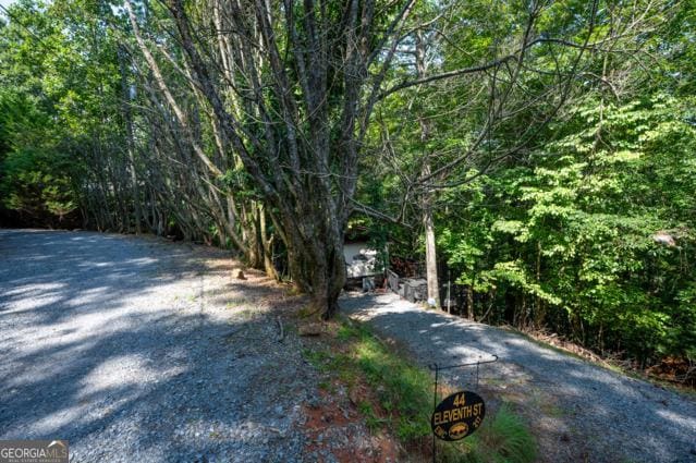 44 11th St, Ellijay, GA 30540 - view of road featuring a view of trees