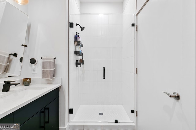 112 Rogers St NE Unit 410, Atlanta, GA 30317 - bathroom featuring a shower stall and vanity