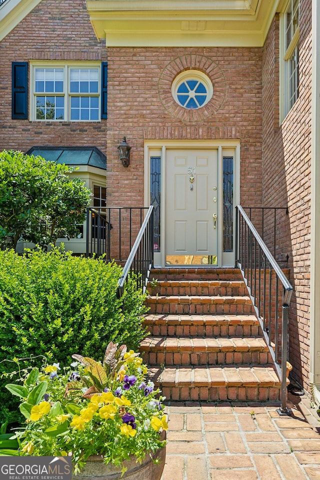 51 Ivy Chase NE, Atlanta, GA 30342 - view of exterior entry with brick siding
