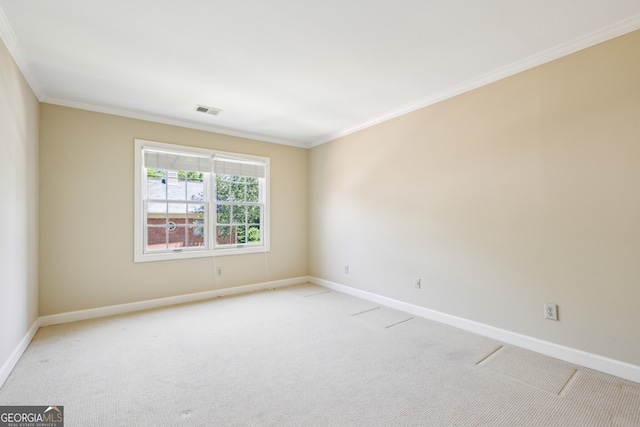 51 Ivy Chase NE, Atlanta, GA 30342 - spare room with crown molding and light colored carpet