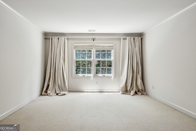 51 Ivy Chase NE, Atlanta, GA 30342 - carpeted empty room with crown molding and baseboards